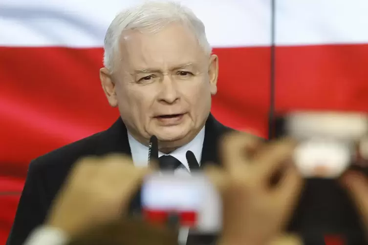 PiS-Chef Jaroslaw Kaczynski setzt besonders im Wahlkampf gerne auf die antideutsche Karte.