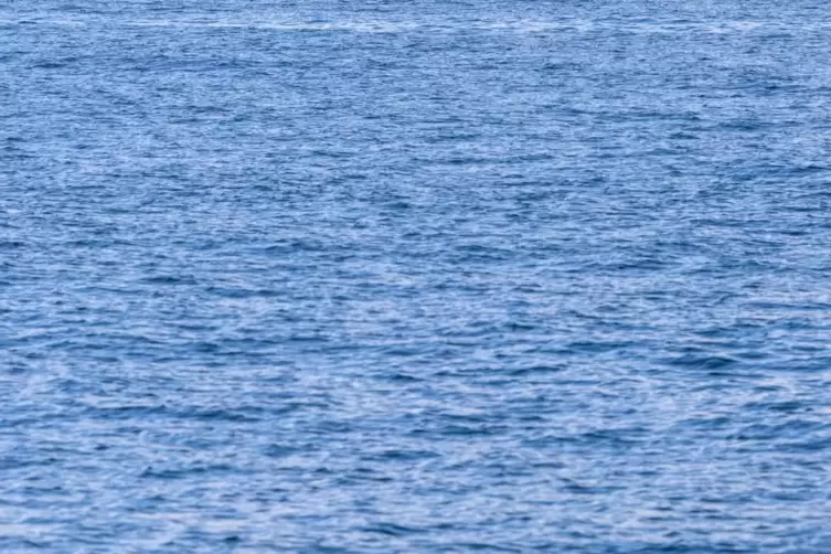 Das Flugzeug stürzte in die Ostsee. 