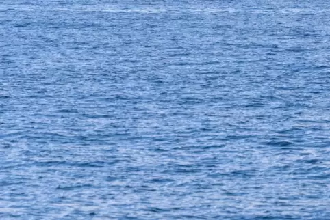 Das Flugzeug stürzte in die Ostsee. 