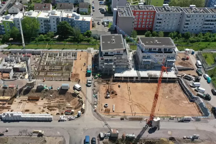 Es tut sich was: die Sulo-Baustelle im Mai 2021. 