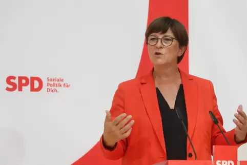 SPD-Chefin Saskia Esken.