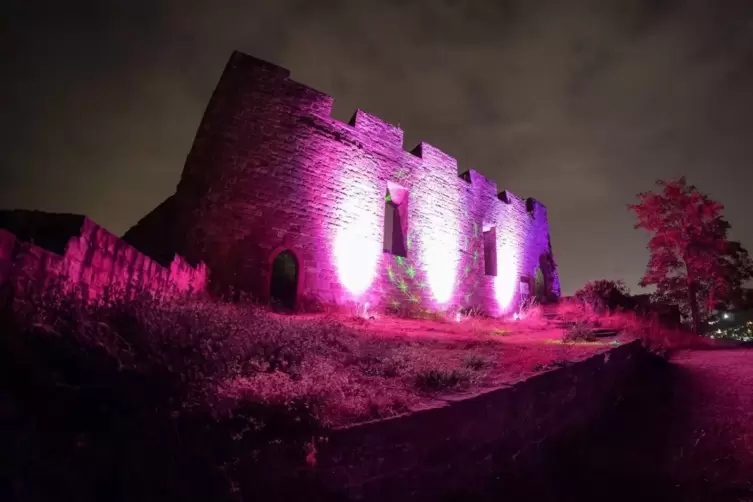 So sah die Wolfsburg bei der Illumination 2019 aus. 