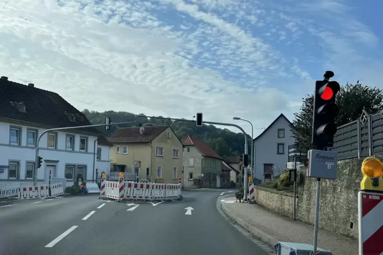 Eine Ampel gibt’s derzeit schon – provisorisch.