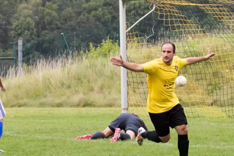 Philipp Wissmann, Spielertrainer der SG Sippersfeld/Lohnsfeld/Neuhemsbach, hatte in dieser A-Klasse-Saison noch keinen Grund für