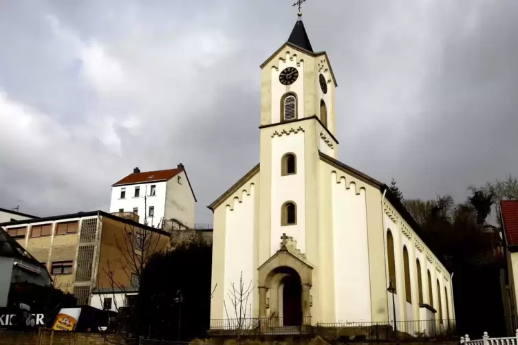 Die katholische Kirche in Lauterecken.