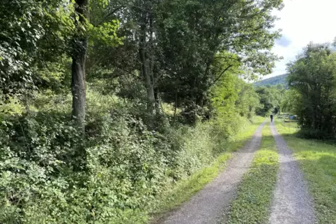 „Die Eybach“: Hier links sollen die Bauplätze entstehen.