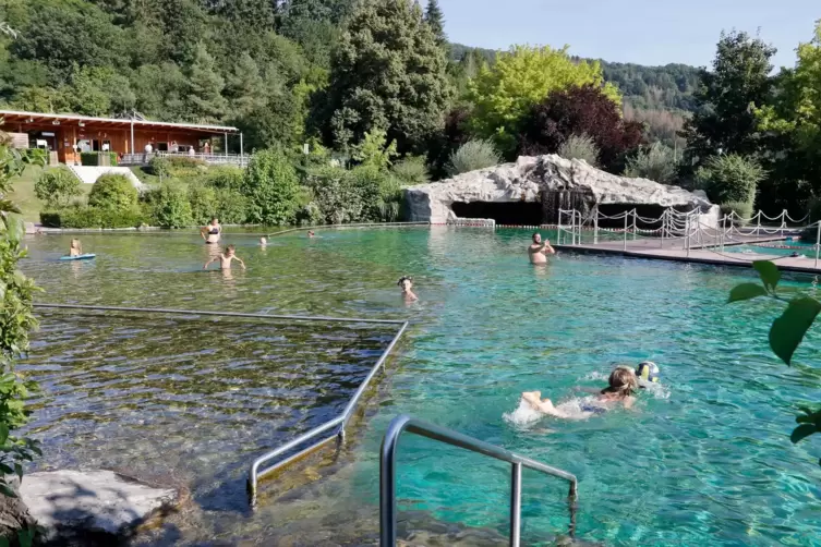 Fast 40.000 Schwimmer waren in der abgelaufenen Saison im Naturerlebnisbad.