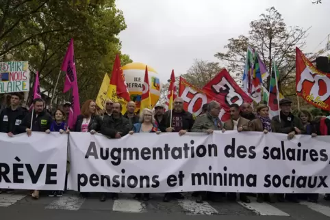 Vergangene Woche gab es Demonstrationen für höhere Löhne, Renten und Sozialleistungen.