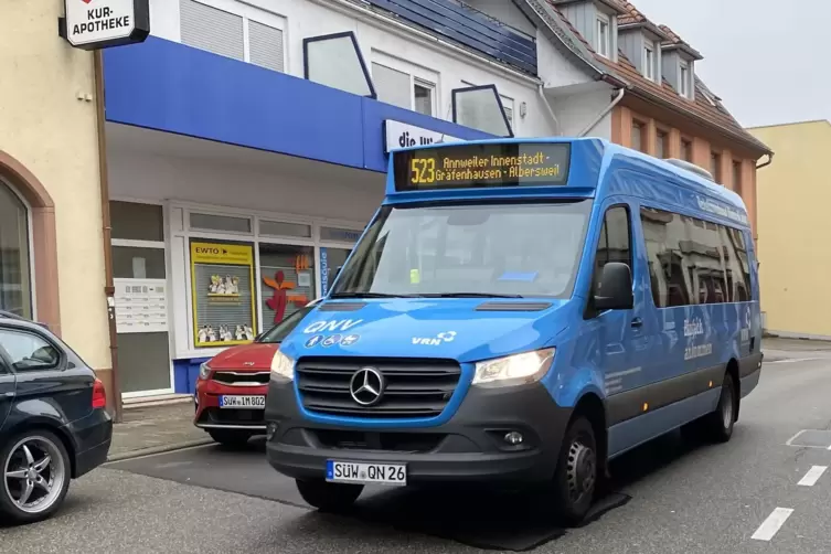 Solche Kleinbusse werden künftig die meisten Fahrten in Landau übernehmen. 