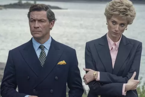 Spiel mit Fakten und Fiktion: Charles und Diana in der fünften Staffel von „The Crown“. 