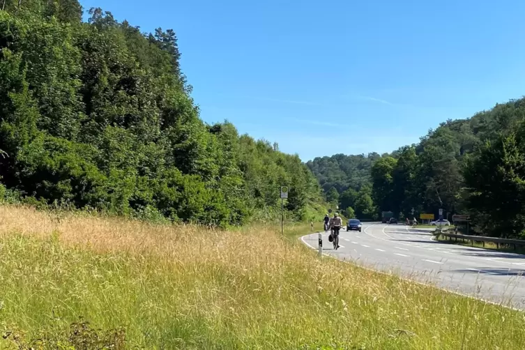 Wer auf dem Rad vom Karlstal aus die B270 Richtung Schweinstal überqueren will, muss auf Zack sein. Schon lange wird hier eine Q