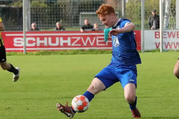 Früher beim FKP: Mechtersheims Robin Muth traf zum 1:1.