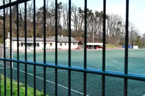 Der Sportplatz in Seebach. 