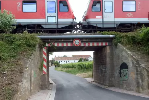 Die Bahnunterführung „im Diedel“ muss ersetzt werden. 