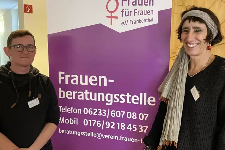 Niederschwelliger Zugang zu professioneller Hilfe: Diese Funktion erhoffen sich Dani Siebert (links) und Frédérique Buisson-Koch