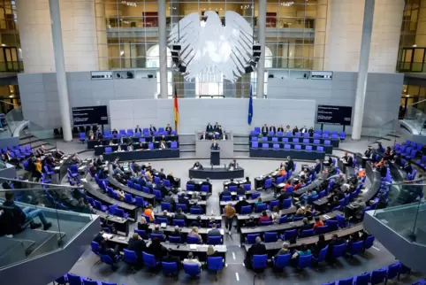 Plenarsitzung im Deutschen Bundestag.