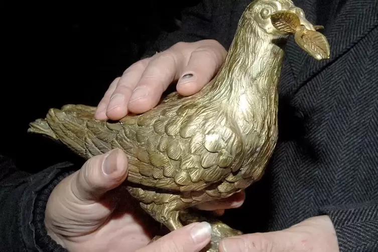 Die Friedenstaube des Landrats wird traditionell bei den Friedenstagen verliehen. 