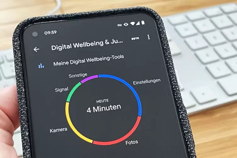 Bildschirmzeit Apps schaffen mehr Achtsamkeit.