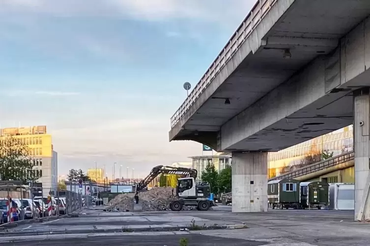 Seit dem Abriss der Pilzhochstraße klafft eine Lücke.