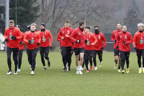 Seit einer Woche sind die FCK-Profis wieder im Training. 