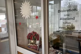 Weihnachtsstimmung – auch für ankommende Patienten.