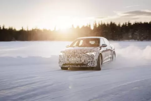 Eisheilige: Unternehmen wie Audi erproben seit Langem ihre Fahrzeuge auch auf frostigem Terrain. 