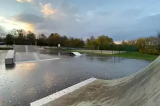 Einer der Treffpunkte von Kirchheimbolander Jugendlichen: die Skaterbahn auf dem Schillerhain.