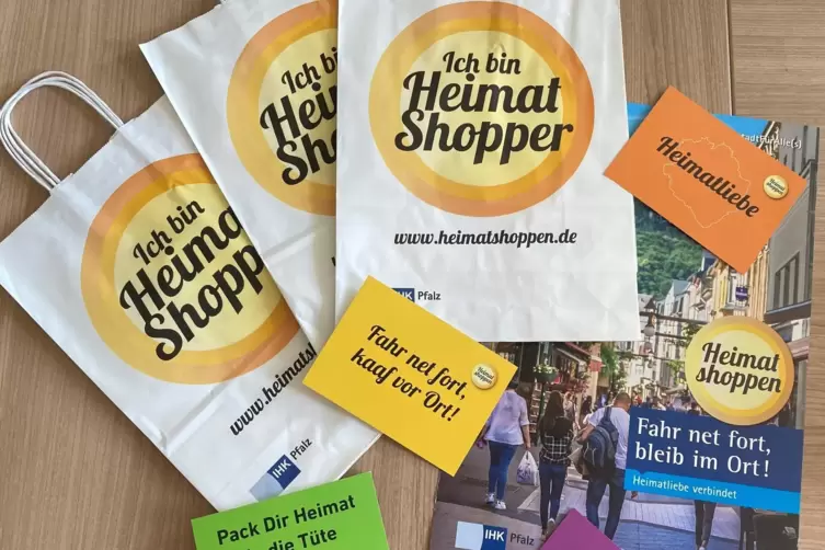 In verschiedenen Pfälzer Städten gab es die Kampagne „Heimat-Shoppen. 