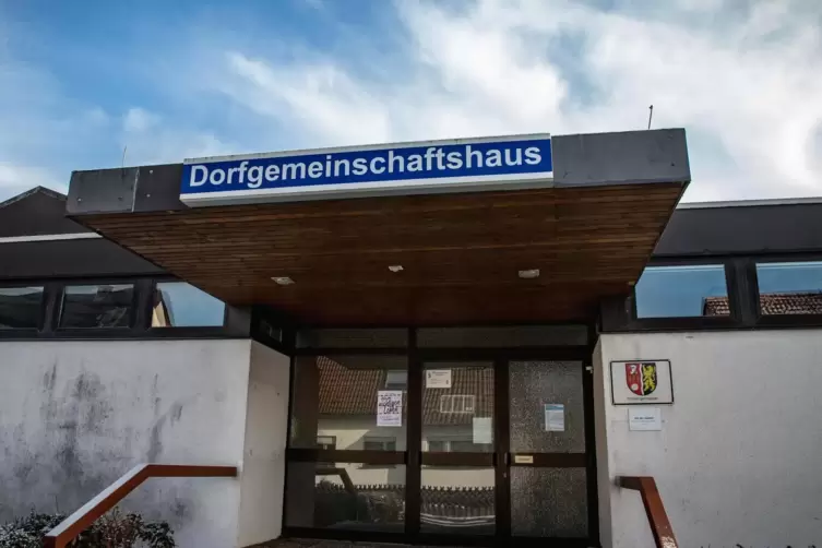 Das Dorfgemeinschaftshaus, Schauplatz des Neujahrsempfangs am Montag, soll demnächst abgerissen werden.