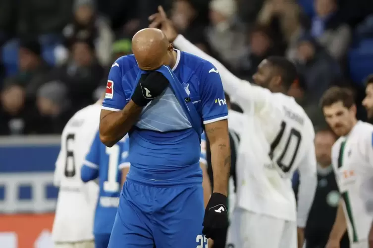 Zu feiern gab es für Anthony Brooks von 1899 Hoffenheim trotz seines Geburtstags gegen Mönchengladbach nichts. 