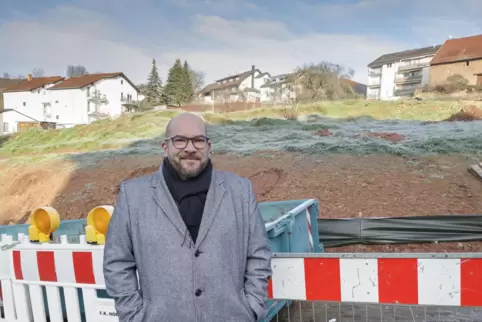 Das Baugebiet Wächterwiesen in Morlautern ist fast baureif, derzeit wird ein Regenrückhaltebecken gebaut, das nicht nur für das 