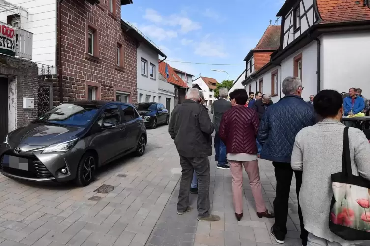 Die Dorfstraße bei der Freigabe im Mai 2019. 