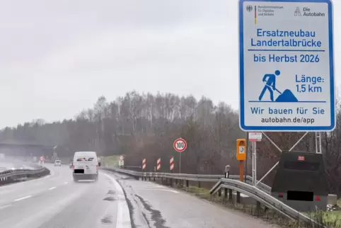 Im Baustellenbereich bei Neunkirchen-Oberstadt fand die Geisterfahrt ihr Ende.