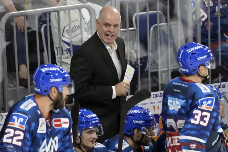 Riskierte viel: Adler-Trainer Bill Stewart. 