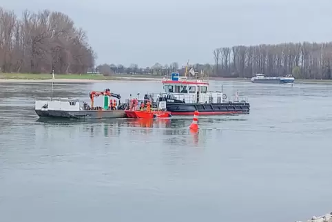 Zahlreiche Einsatzkräfte waren an der Bergung beteiligt. 