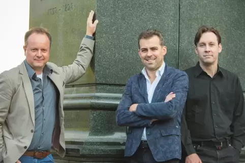 Das Phaeton Piano Trio (von links): Peter Hörr, Friedemann Eichhorn und Florian Uhlig. 