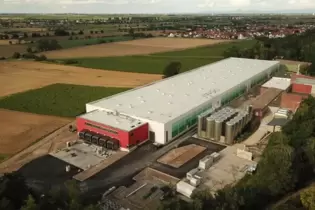 Am Palmberg in Laumersheim: Logistikzentrum.