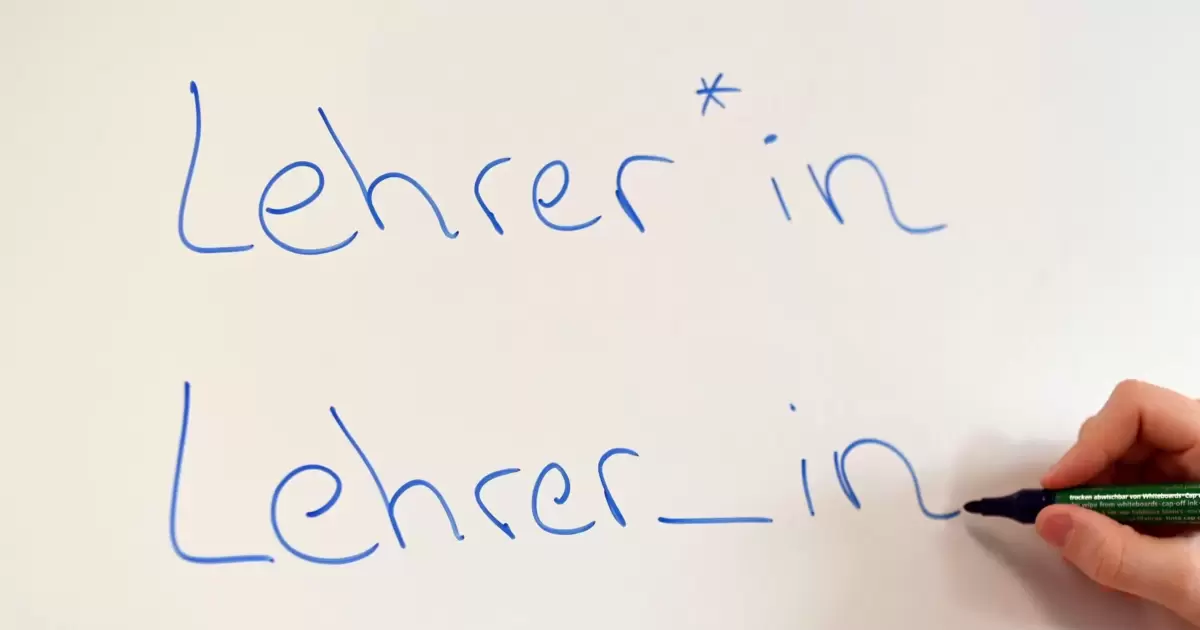 “German Teachers Association Rejects Gendering by Teachers; Education Representatives Disagree on Gender in Schools”