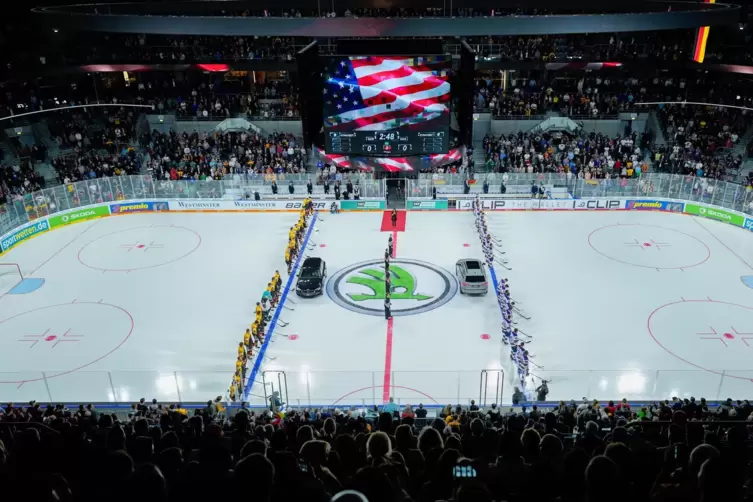 Die Mannheimer SAP-Arena war 2019 Schauplatz eines Länderspiels gegen die USA. 