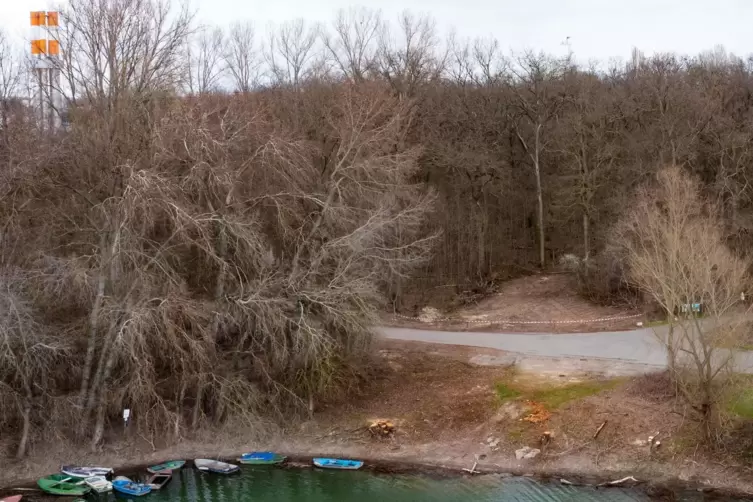 Für U-Boot-Transport vorbereitet: Fläche am Naturhafen.