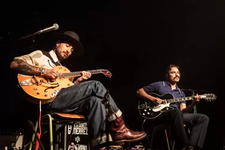 Gitarrenhelden: Hermanos Gutiérrez in Mannheim. 