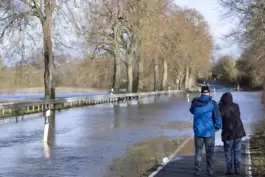 Experten sagen: Nicht nur große Wasserstraßen wie der Rhein sind ein Risiko, sondern zunehmend auch kleine und mittlere Flüsse, 