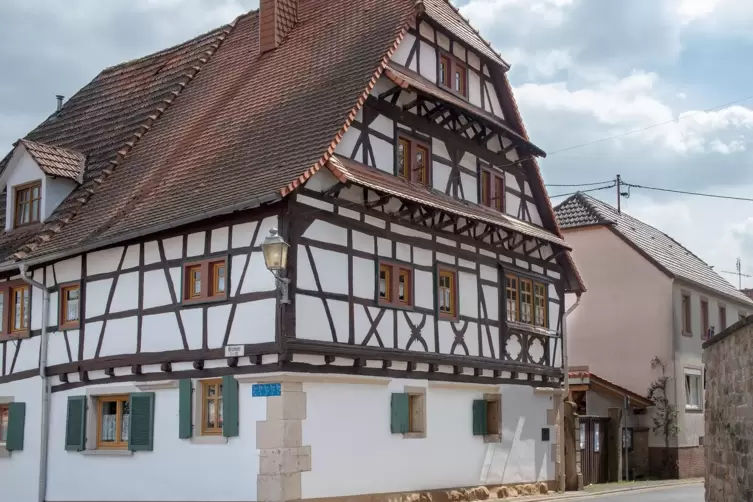 In einem schönen historischen Fachwerkhaus ist das Bauernkriegsmuseum untergebracht.