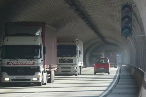 Der Löwenherztunnel bei Annweiler.