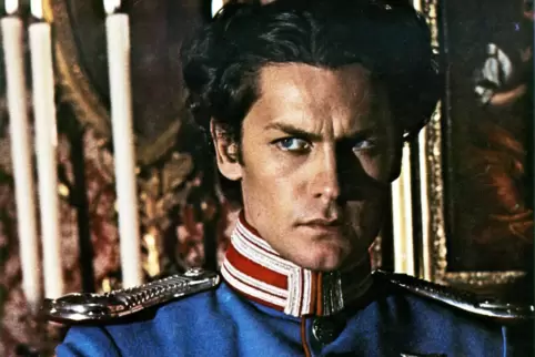 Helmut Berger 1972, als Märchenkönig Ludwig II. .