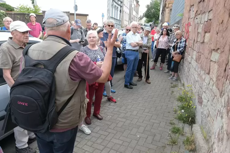 Reste der alten Stadtmauer finden sich noch im Winzler Viertel. 