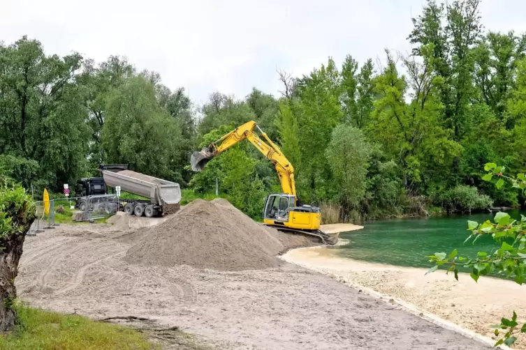 Nach Ufer Abbruch Silbersee Wird Per Echolot Vermessen Bobenheim Roxheim Die Rheinpfalz 2098