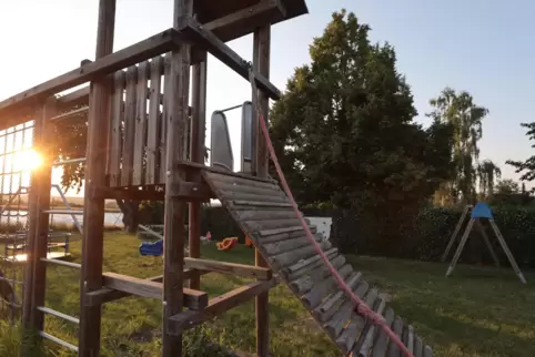 Der Spiel- und Bolzplatz „Am Schild“ in Bissersheim weist erhebliche Mängel auf. 