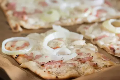 Beim Flammkuchenfest geht es in erster Linie um die elsässische Spezialität.