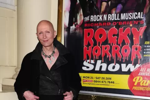 Autor Richard O'Brien bei der Afterparty am ersten Abend der „Rocky Horror Show“ im Wimbledon Theatre in London.
